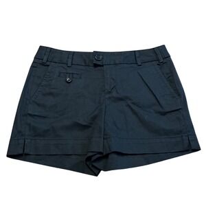 Banana Republic Martin Fit Black Stretch Shorts Womens‎ Size 0